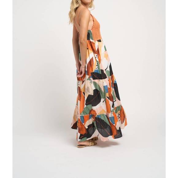 NEW GUADALUPE DESIGN seneiya crochet dress in orange - Picture 3 of 8